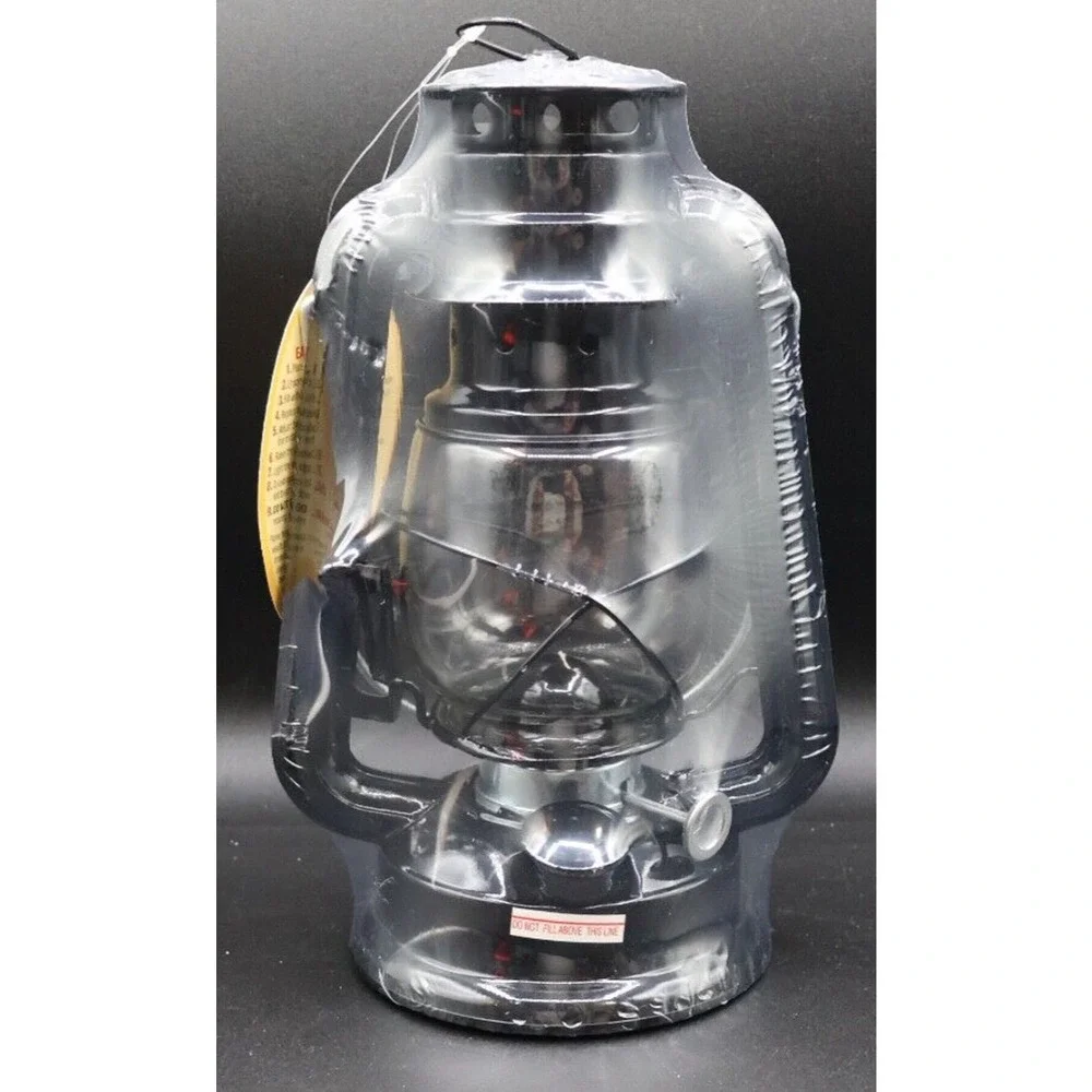 Florasense Hurricane Lantern Oil Lamp Black - Vintage / Retro NEW